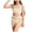 Beige, variant on Pandaie Girl's Swimsuits 3 Piece Seashell Spaghetti Strap Textured Bathing Suit with Cover up Summer Beach Swimwear 12-13 T,Hot Pink