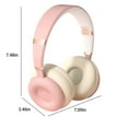 thumbnail image 3 of ZToonmas Over Ear Bluetooth Headphones with Tf Macaron Color 5.2 Wireless Bluetooth Headset Foldable Plug-In Card for Calls, Audio Cable for Children Adult Gifts, 3 of 8