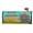 #09, variant on Christmas Landscape Tree Snowman Santa Sleigh Reindeers Magnetic Mailbox Cover for Standard Mailboxes
