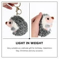thumbnail image 4 of FELTECHELECTR 2 muñecos de erizo de peluche con colgante de erizo, llavero de peluche, mochila con animales colgantes, 4 of 6