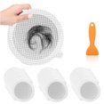 thumbnail image 4 of maskred 30pcs/set Easy Installation Drain Hair Catcher Self-adhesive No Tool Required Shower Drain Filter Stickers Fiber Kitchen 5Set, 4 of 6