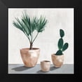 thumbnail image 2 of Isabelle Z 20x20 Black Modern Framed Museum Art Print Titled - Tropical Vases, 2 of 5