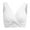 White, variant on Cotton Pure Color Pregnant Women Wireless Breastfeeding Maternity Nursing Bra Black M
