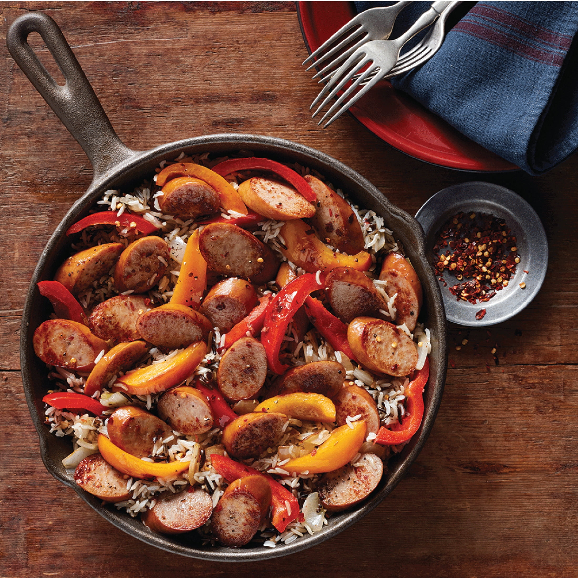 Hillshire Farm Cajun Style Andouille Smoked Sausage Rope, 13 oz (Refrigerated)