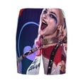 thumbnail image 5 of Harley Quinn Joker Cartoon Men's Short Pajama Pants Lightweight Daily Lounge Shorts Bottoms Sleepwear Cozy Soft Home Pajama Pants Shorts, 5 of 9