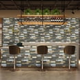 thumbnail image 3 of Agiferg 3D Brick Stone Rustic Effect Self-adhesive Wall Sticker Home Decor, 3 of 4