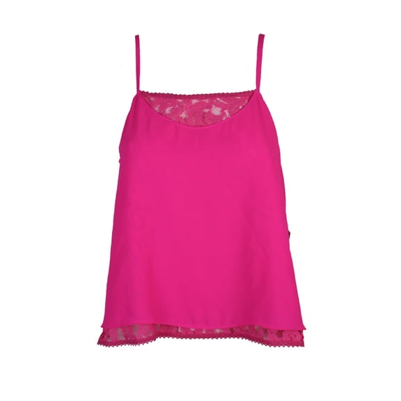 RACHEL Rachel Roy Womens Pink Lace Tank Top S