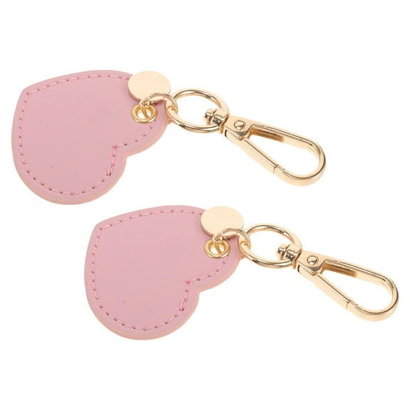 Zehuanyu 2 Pcs Cord Hanger Heart Key Chain Keychain Charms Father 9.00X4.50X1.00CM Pink