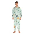 thumbnail image 3 of FORMRS Onesies Pajama for Adults Unisex Hoodie Winter Jumpsuit One Piece Sleepwear, Sizes S-2XL, Space Patterns, 3 of 7