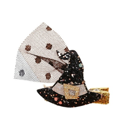 

LYU Hair Clip Creative Shape Ultra-Light Non-Irritation Stunning Visual Effect Easy-wearing Enhance Atmosphere Non-woven Fabric Halloween Cartoon Hair Clip Photography Prop for Women