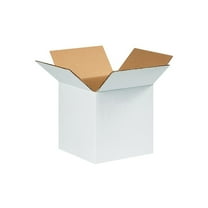 Box Partners Corrugated Boxes 9" x 9" x 9" White 25/Bundle 999W