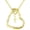 A-yellow gold, variant on Dorunmo Baptism Cross Necklaces 925 Sterling Silver Heart Cross Necklace Christian Baptism Gifts First Communion Cross Pendant Baptism Jewelry Gifts for Women