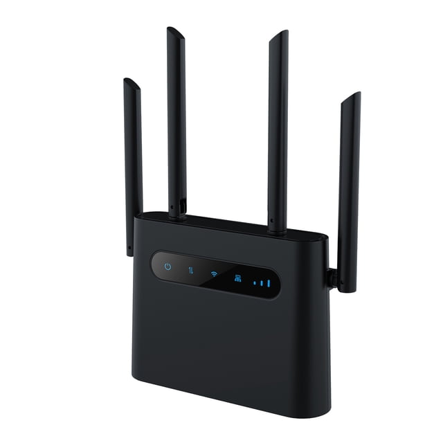 Sidaley 4G LTE Router with Sim Card with Firewall Slot for Factory Office Street Cables de computadora