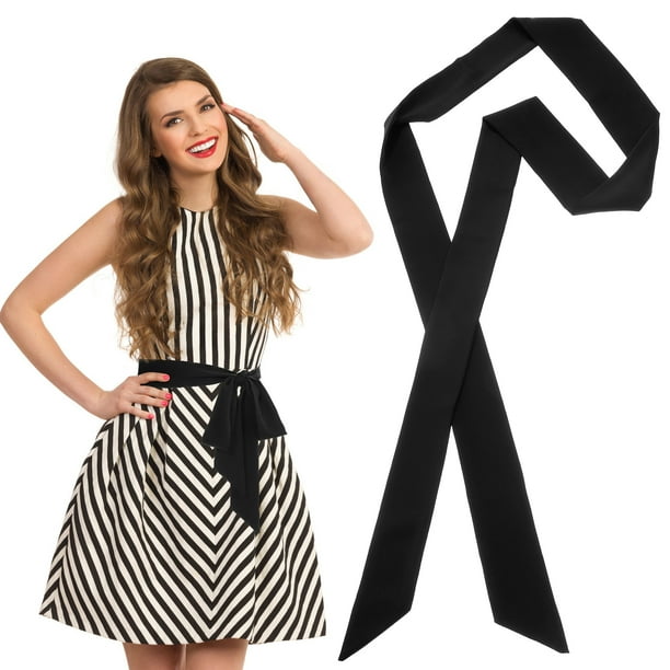 Cinturón de fajín, cinturón de cintura, cinturón de tela, cinturón con lazo para bata de mujer, cinturón decorativo para vestidos de gala.