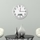 thumbnail image 3 of Risegun Reloj de Pared Grande, Reloj de Pared Moderno Multifuncional con Pantalla de Temperatura de Fecha decoración de Dormitorio de Oficina en casa, 3 of 9