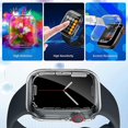 thumbnail image 2 of Paquete de 2 protectores de pantalla compatibles con Apple Watch Series 7 de 41 mm/45 mm, funda protectora de TPU suave de cobertura total, compatible con iWatch 7., 2 of 5