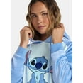 thumbnail image 3 of Disney Women’s Stitch Sleep Hoodie Lounger with Socks, 2-Piece, Sizes XS-3X, 3 of 5