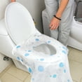 thumbnail image 4 of Toilet Seat Covers Disposable, Waterproof Extra Large Disposable Toilet Seat Covers with Non-Slip, Individually Wrapped for Travel, Toddlers Potty Training in Public Restrooms 20 Pack, 4 of 8