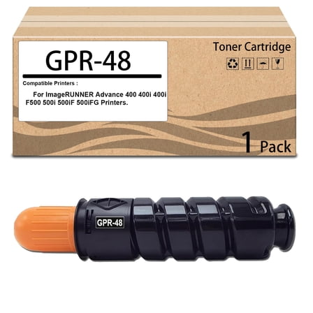 GPR-48 GPR48 Toner Cartridge Works for ImageRUNNER Advance 400i 500i 400iF 500iF Printers (1-Pack)