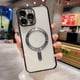 thumbnail image 1 of Funda de teléfono transparente Magsafe para iPhone 14, 13, 12, 11 Pro Max, 14, carga inalámbrica, protección de lente transparente magnética, cubierta de TPU suave Fivean unisex, 1 of 2