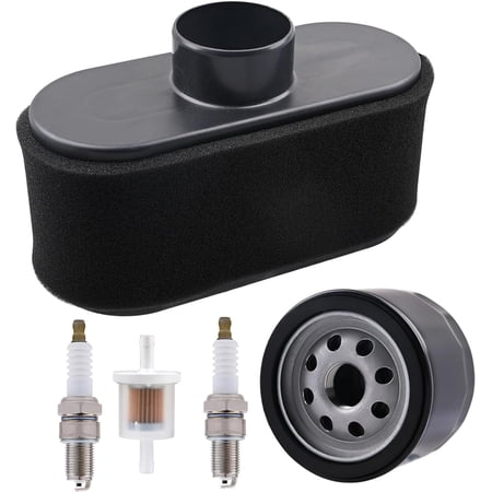 OWNTIDE 1013-7047 Air & 49065-7007 Oil Filter Kit for Kawasaki FR651V FR691V FR730V FS481V FS541V FS600V FS651V FS691V FS730V Engine Lawn Mower & Tractor Maintenance