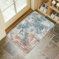 thumbnail image 4 of Boho Pale Orange Vintage Carpet Door Mat 30 X 17 Inch Welcome Doormat Indoor Outdoor Entrance Floor Mat Non Slip Spring Summer Decor Rubber Mats, 4 of 6