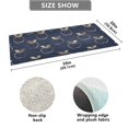 thumbnail image 2 of Bath Mat Soft Plush Non-Slip Absorbent Bathroom Rugs 39"x20" Apple Silhouette, 2 of 8