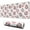 White Cow Milk, variant on Long Mouse Pads for Desk,White Cow Milk Strawberry Pattern Desk Mats on Top Of Desks, Desk Mouse Pad Extra Large with 3mm Non-Slip Base and Stitched Edge for Gaming,Office,Work,Home 31.5"x11.8"