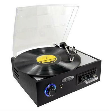 PTTC4U Multi function Turntable With MP3 Recording, USB-to-PC, Cassette