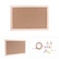 thumbnail image 1 of SHOWERORO Tableau d'Affichage Mural Marron Clair 2 Pcs Design Simple pour Amis, 1 of 4
