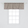 thumbnail image 2 of Ambesonne Abstract Window Valance, Tribal Style Muted Tones, 54" X 18", Pale Taupe and Multicolor, 2 of 3