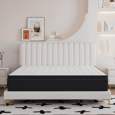 Queen Mattress, 12 Inch Queen Memory Foam Hybrid Mattress in a Box for Refresh Sleep & Pressure Relief, CertiPUR-US Certified Medium Firm Queen Size Mattresses