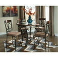 thumbnail image 4 of Design Signature par Ashley Glamour 37" Table Ronde en Marron, 4 of 5