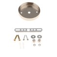 thumbnail image 1 of kusrkot 5xCeiling Plate Straight Edge Base Pendant Light Accessories Nickel, 1 of 9