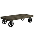 thumbnail image 2 of Modway Garrison Wood Top Coffee Table in Brown, 2 of 4