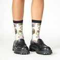 thumbnail image 4 of Fuzoiu Donut Sloth Print Kids Socks For Boys Girls,Grip Crew Socks with Non Slip,Lightweight Stretch Crew Socks,Toddlers Crew Boot Socks, 4 of 5