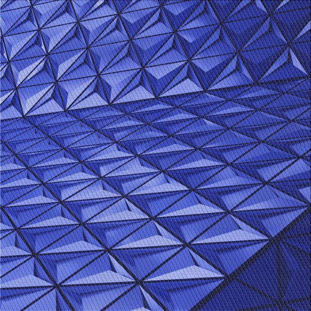 Ahgly Company Tapis d'Intérieur Lavable en Machine Carré Bleu Transitionnel avec Ruban Bleu, 6 Pieds Carré