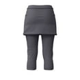 thumbnail image 6 of KALE Leggings for Women Skirted Athletic Skorts Gym Tennis Yoga Legging High Waisted With Skirts Y2K Pants Dark Gray, 6 of 8