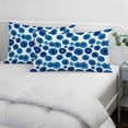 thumbnail image 4 of Blue Polka Dots Pillow Covers 16"x24", Watercolor Modern Abstract Geometric Soft Brushed Microfiber Breathable Throw Pillow Covers, Pillowcase with Zipper for Couch Sofa Bedroom Living Room, 4 of 9