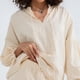 thumbnail image 5 of Conjunto de Dos Piezas para Mujer: Top de Larga con Lazo y Bóxer con Volantes Conjunto Informal A Juego Albaricoque S, 5 of 10