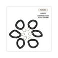 thumbnail image 4 of Wrist Coil Plus Key Ring Plastic, Black, 6/Pack, 4 of 5