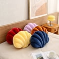 thumbnail image 4 of Pnellth Shell-Shaped Stuffed Pillow Cushion Super Soft Wear Resistant Vibrant Color Seashell Bed Sofa Cushion Home Decoration, 4 of 7