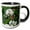 Black/White, variant on 3drose, Clover Bee, 15oz Mug