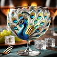 thumbnail image 4 of Qnjujn Elegant Bird-Engraved Glass Tumbler, Unique Artisan Drinking Cup for Cocktails Juice Water, Dishwasher Safe Home Bar Decor Gift Set, 4 of 5