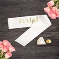 thumbnail image 3 of Koyal Wholesale Baby Shower Party Sashes, It's A Girl, 3 of 5