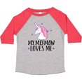 thumbnail image 3 of Inktastic My Meemaw Loves Me Unicorn Girls Toddler T-Shirt, 3 of 5