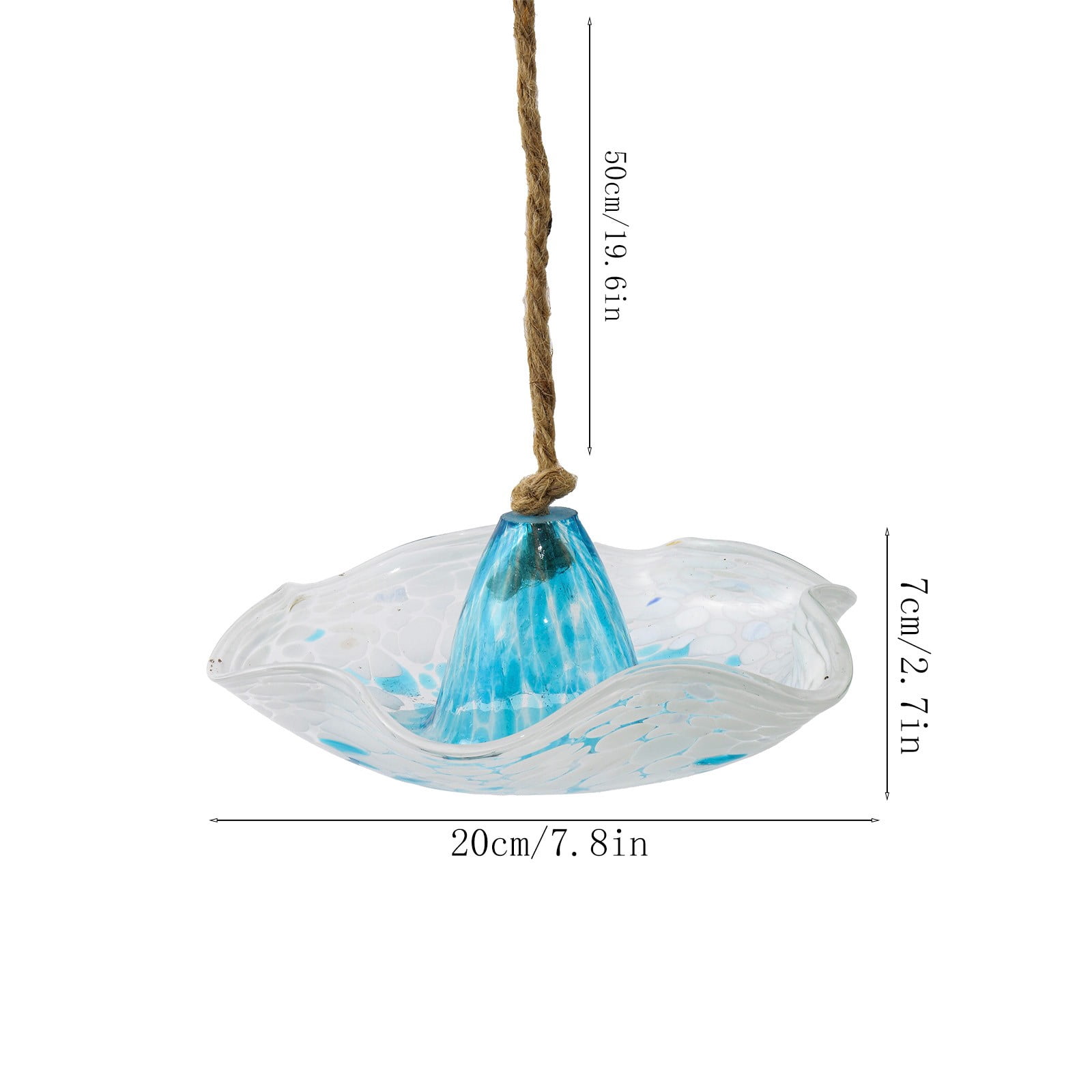 ZLBDYG Outdoor Hanging Bird Feeder – Windproof & Rainproof Wild Bird Feeding Station with 3 Hooks, Colorful Garden Decor for Backyard, Patio & Birdwatching Enthusiasts