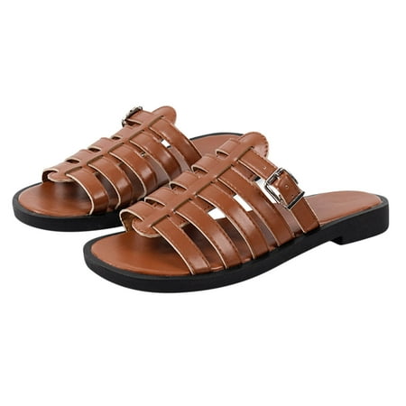 

Gladiator Sandals for Womens Flat Sandals Fisherman Cross Strappy Sandals Low Wedge Travel Flat Sandal Roman Strap Sandals Ankle Strap Sandals