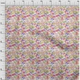 thumbnail image 4 of oneOone Cotton Jersey Dark Olive Green Fabric Abstracts Craft Projects Decor Fabric Printed By The Yard 58 Inch Wide, 4 of 4
