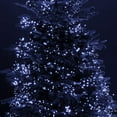 thumbnail image 4 of Bright 200 LED Christmas String Lights, 75 FT Connectable Waterproof Fairy Lights Green Wire with 8 Modes, Xmas Vintage Decorations for Indoor Outdoor Party Yard Garden (White), 4 of 7